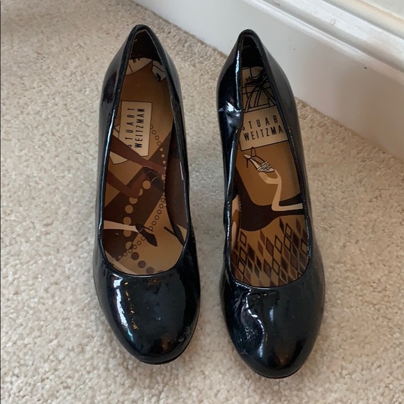 Stuart Weitzman Black Heels - Picture 1 of 5